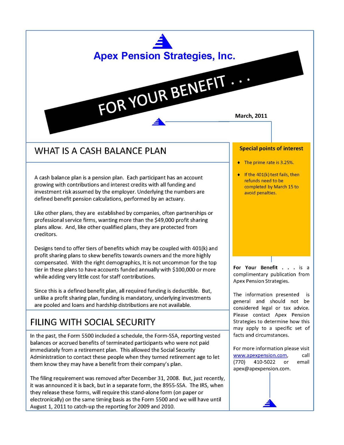 What Is a Cash Balance Plan?