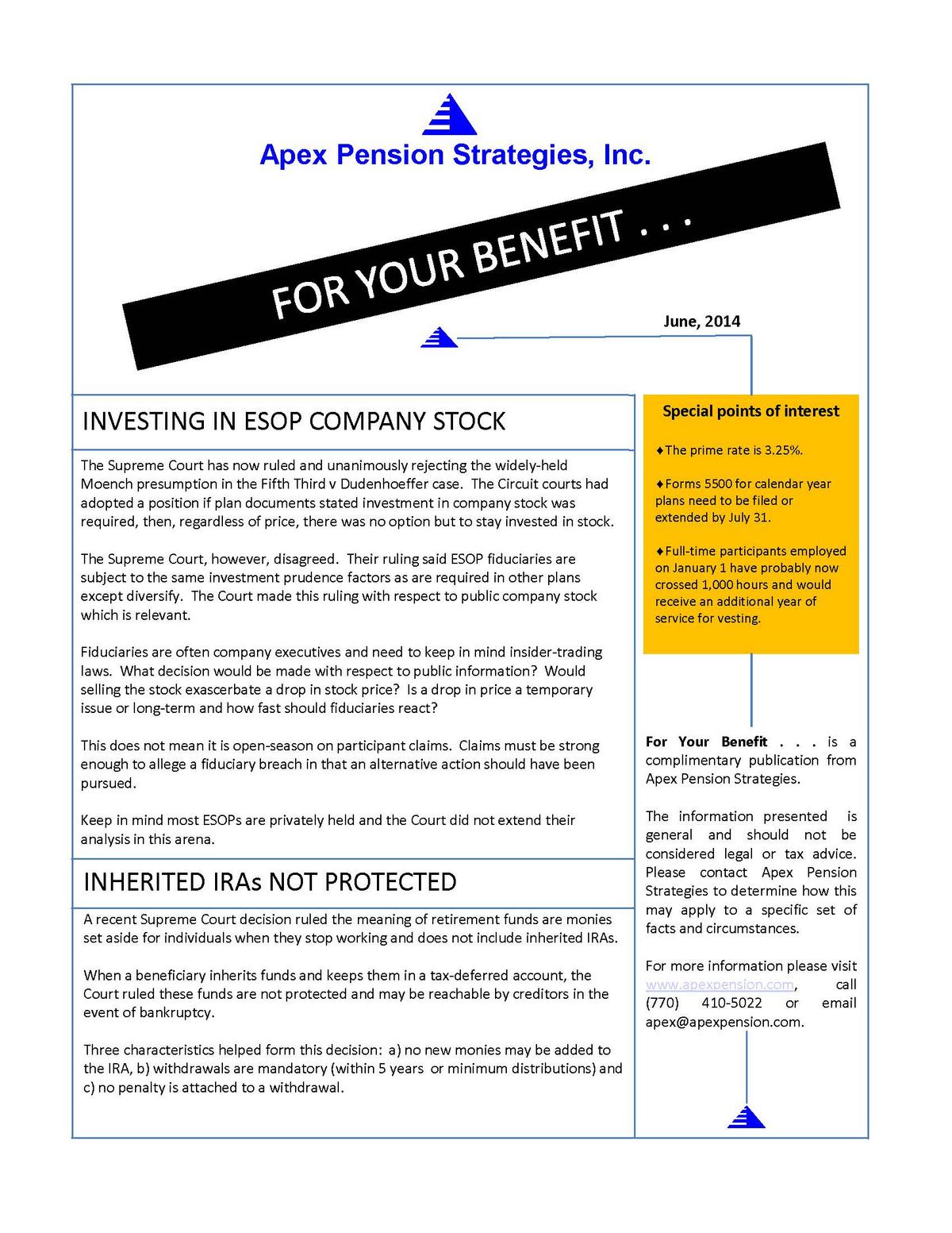 Inherited IRAs Not Protected