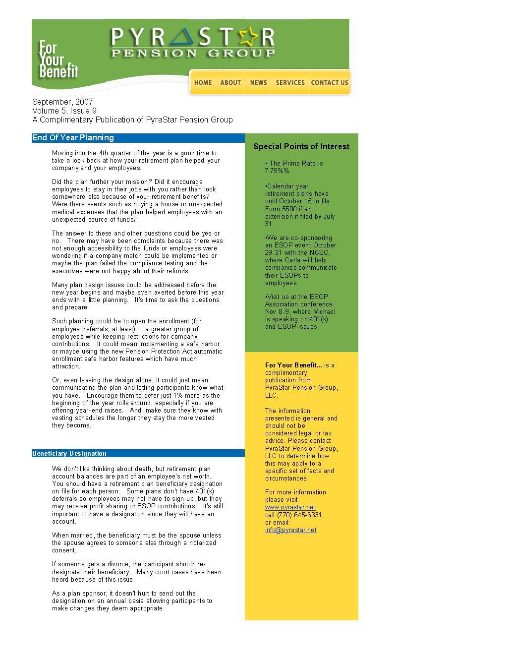 Beneficiary Designation