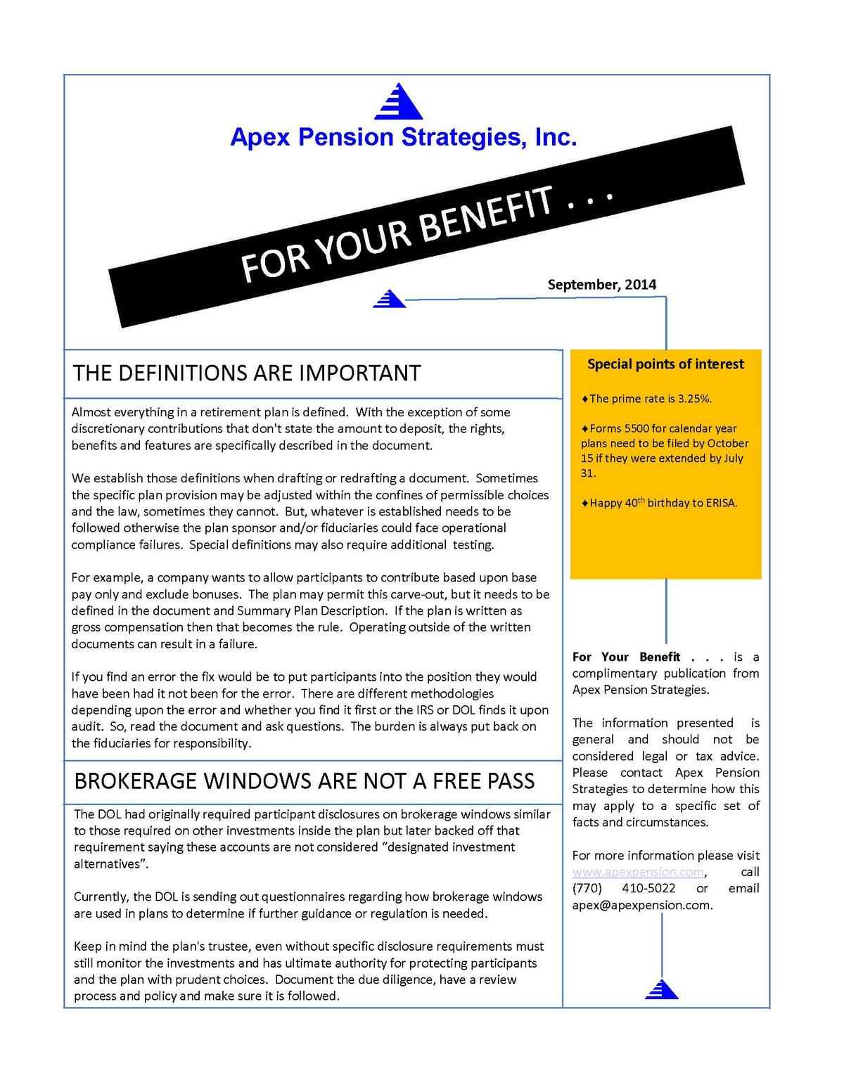 Brokerage Windows are NOT a Free Pass