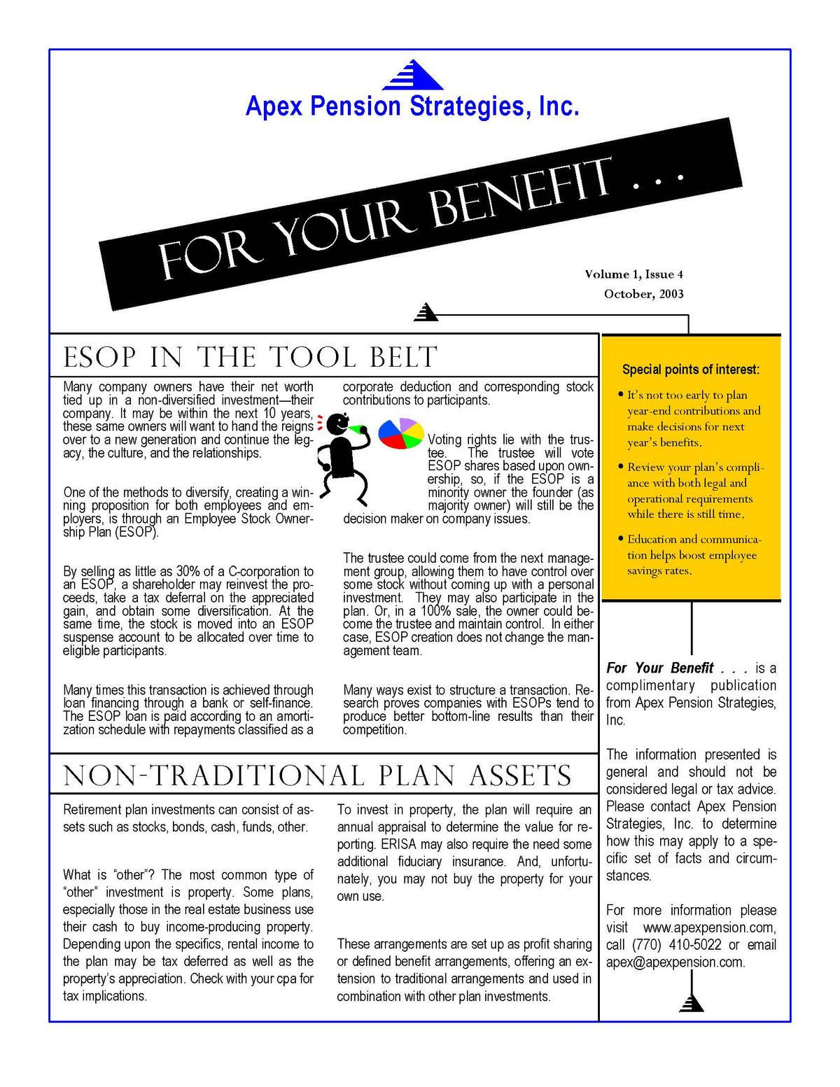 ESOP in the Tool Belt